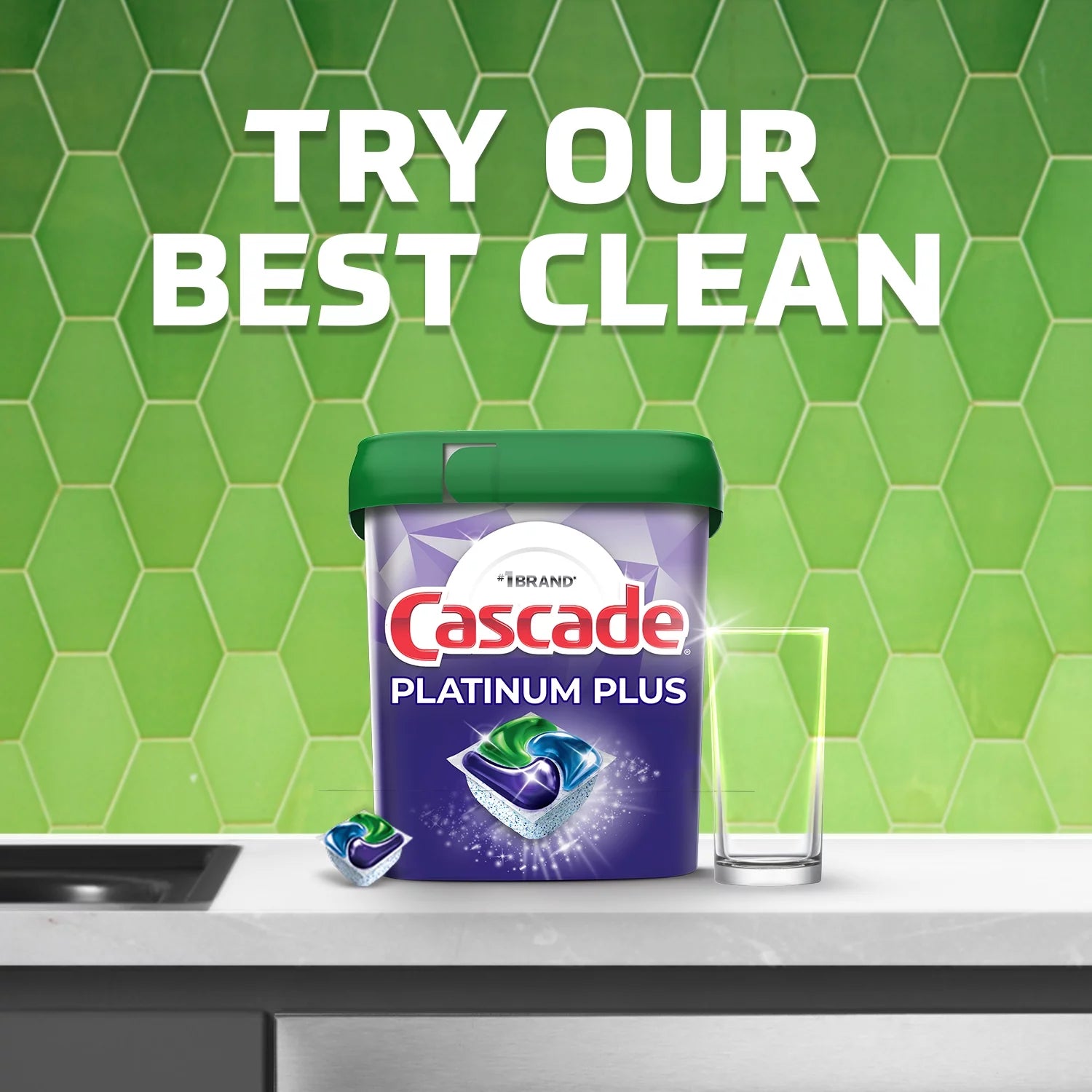 Cascade Dishwasher Detergent, Fresh Scent