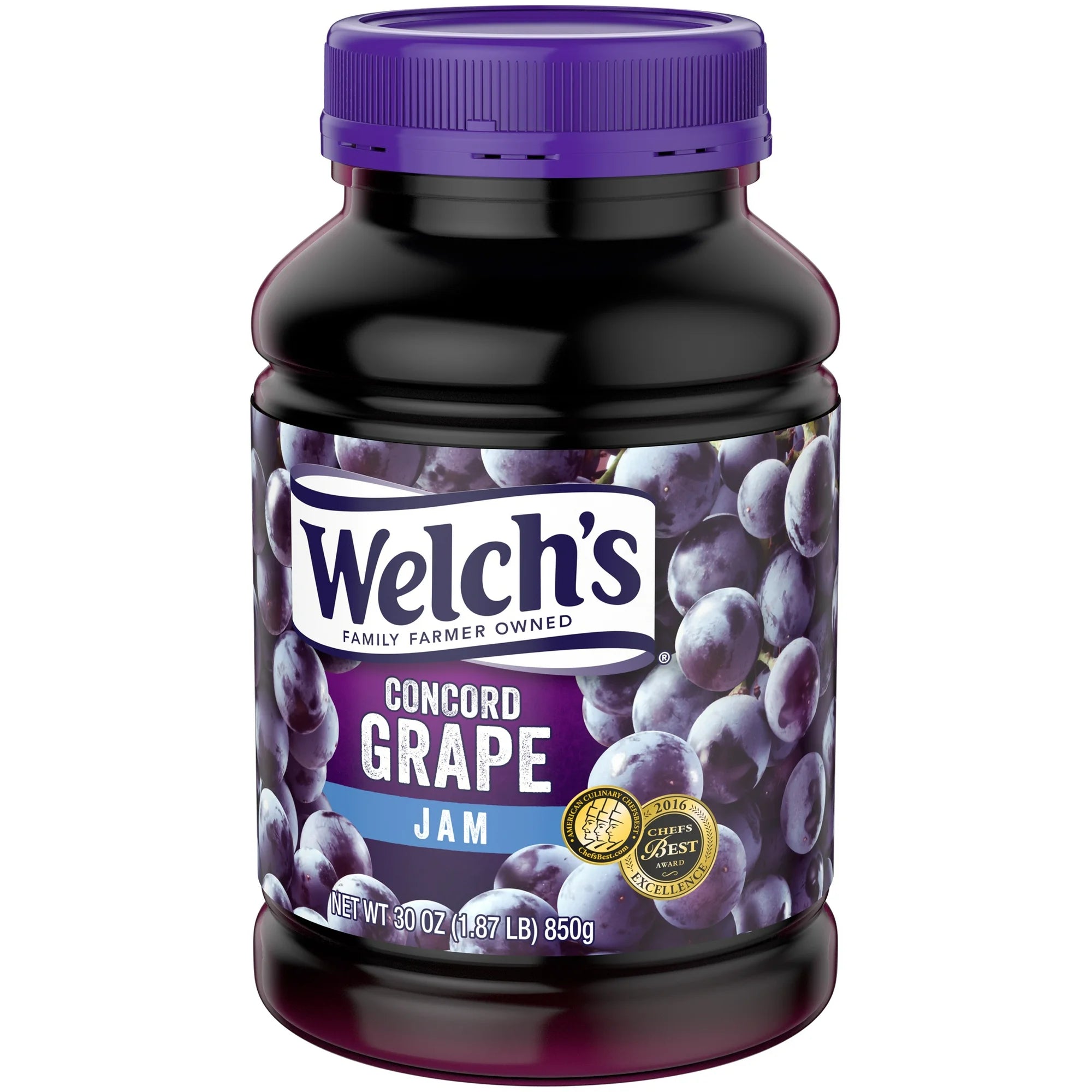 Welch's Concord Grape Jam, 30 oz Jar