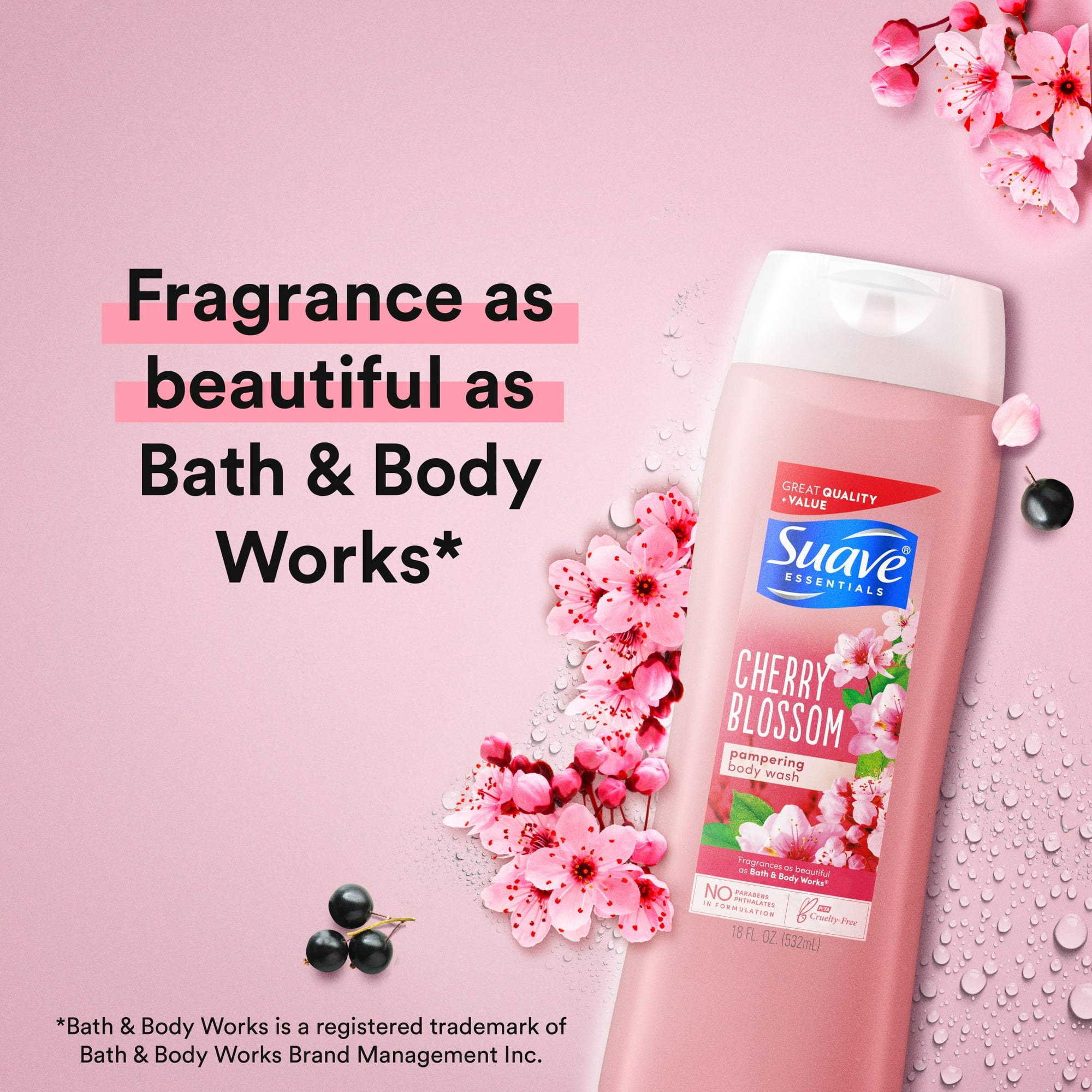 Suave Wild Cherry Blossom Body Wash