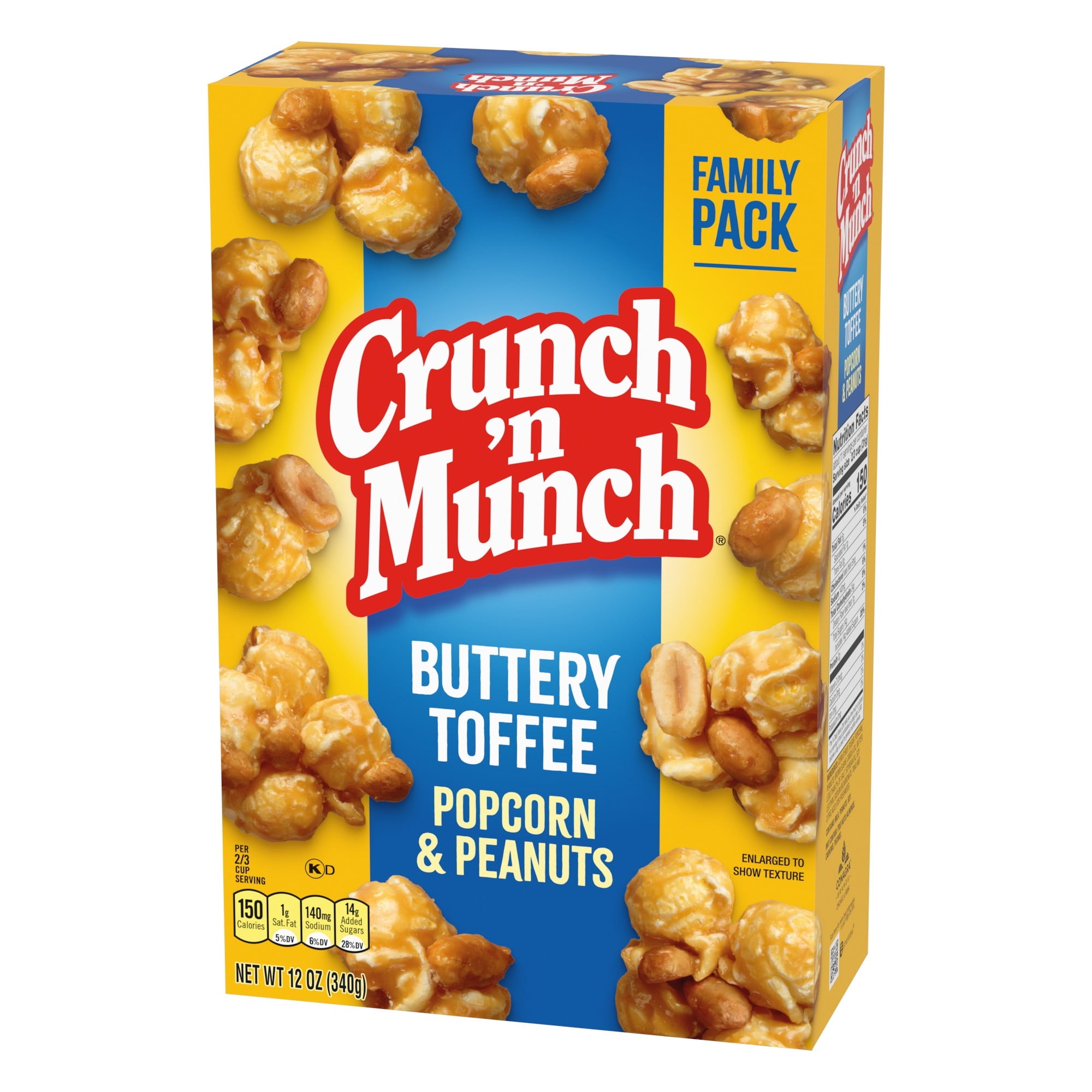 CRUNCH 'N MUNCH Buttery Toffee Popcorn with Peanuts