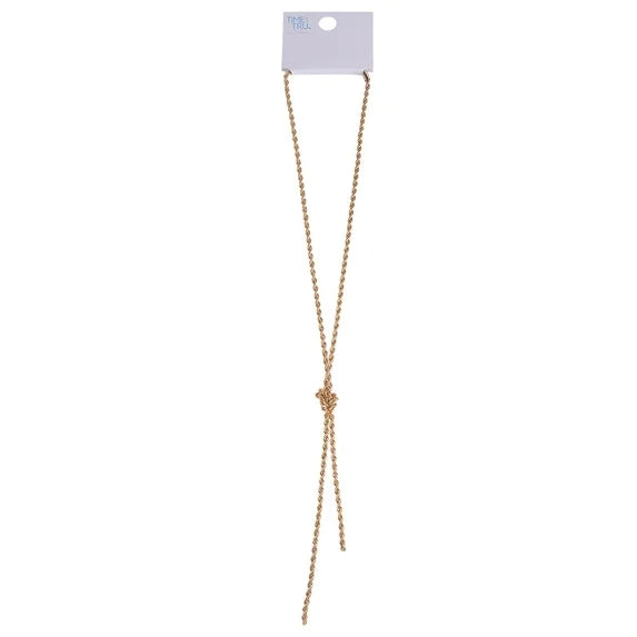 Time and Tru Women’s Gold-Tone Knotted Chain Necklace