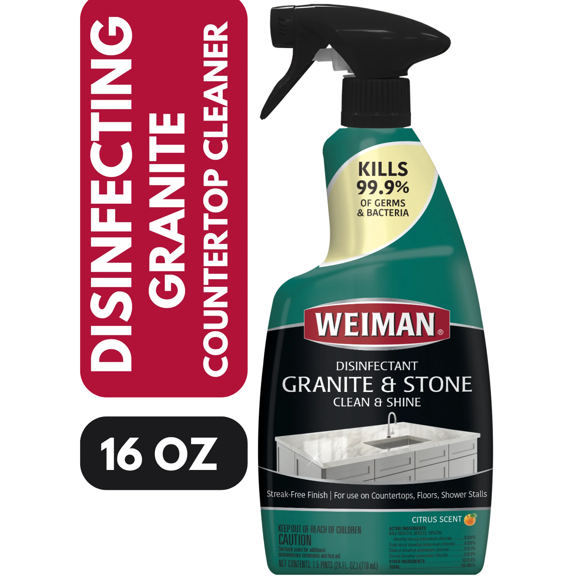 Weiman Disinfecting Granite Countertop Cleaner Spray