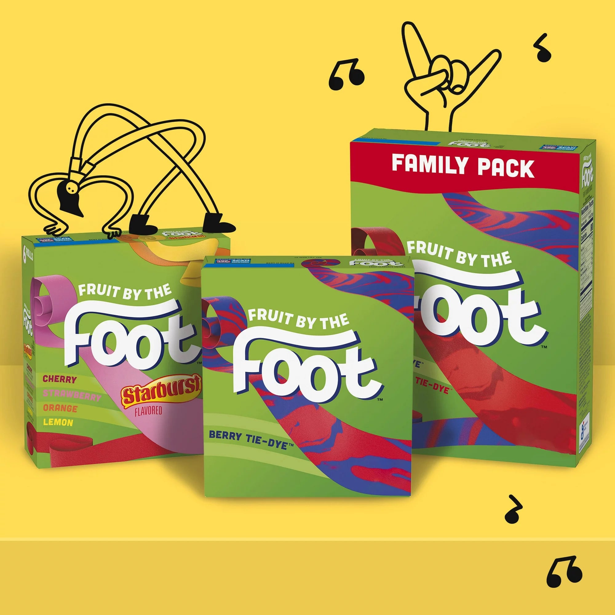 Fruit by the Foot Berry Tie-Dye 6-Pack