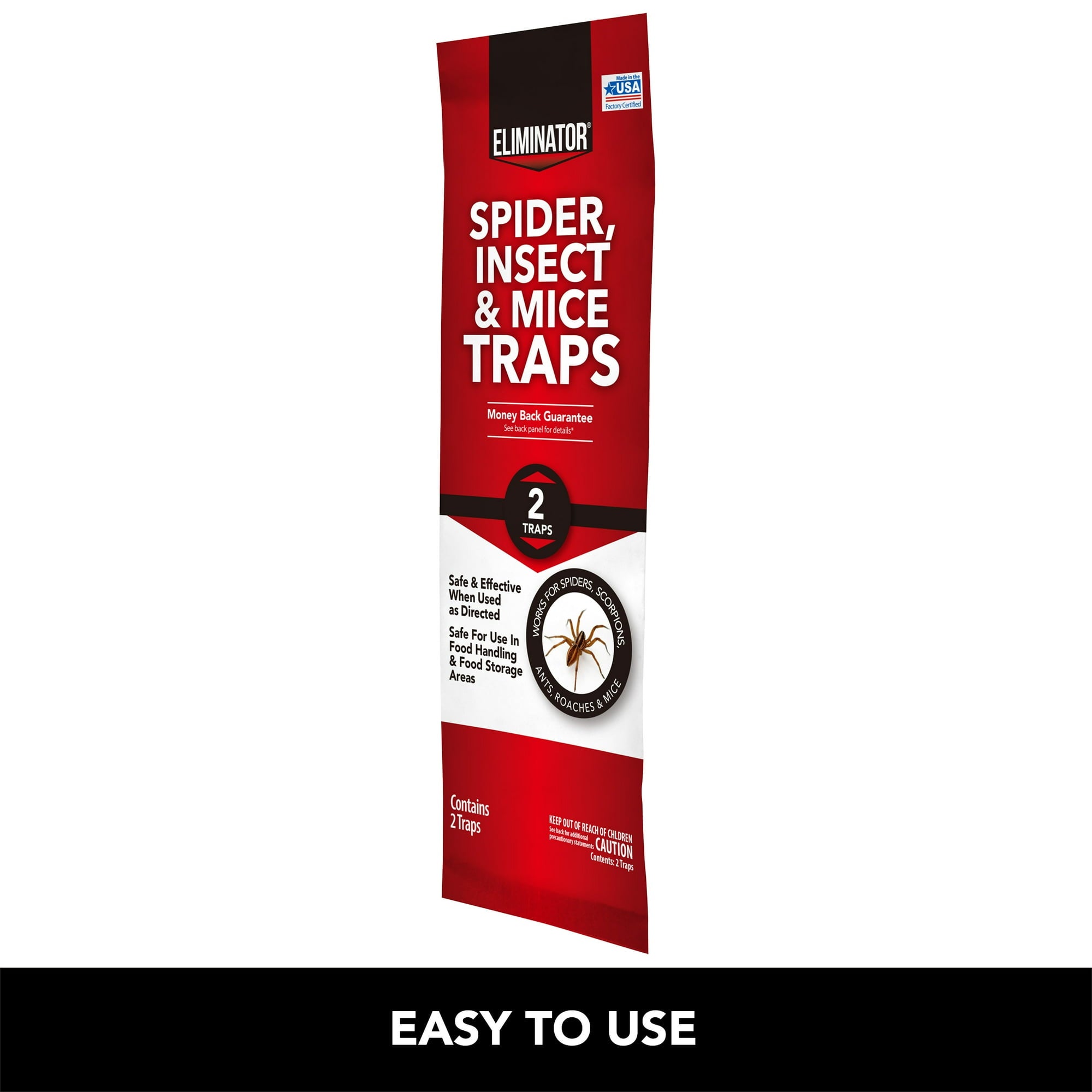 Eliminator Single Use Spider & Insect Traps, 2 Count