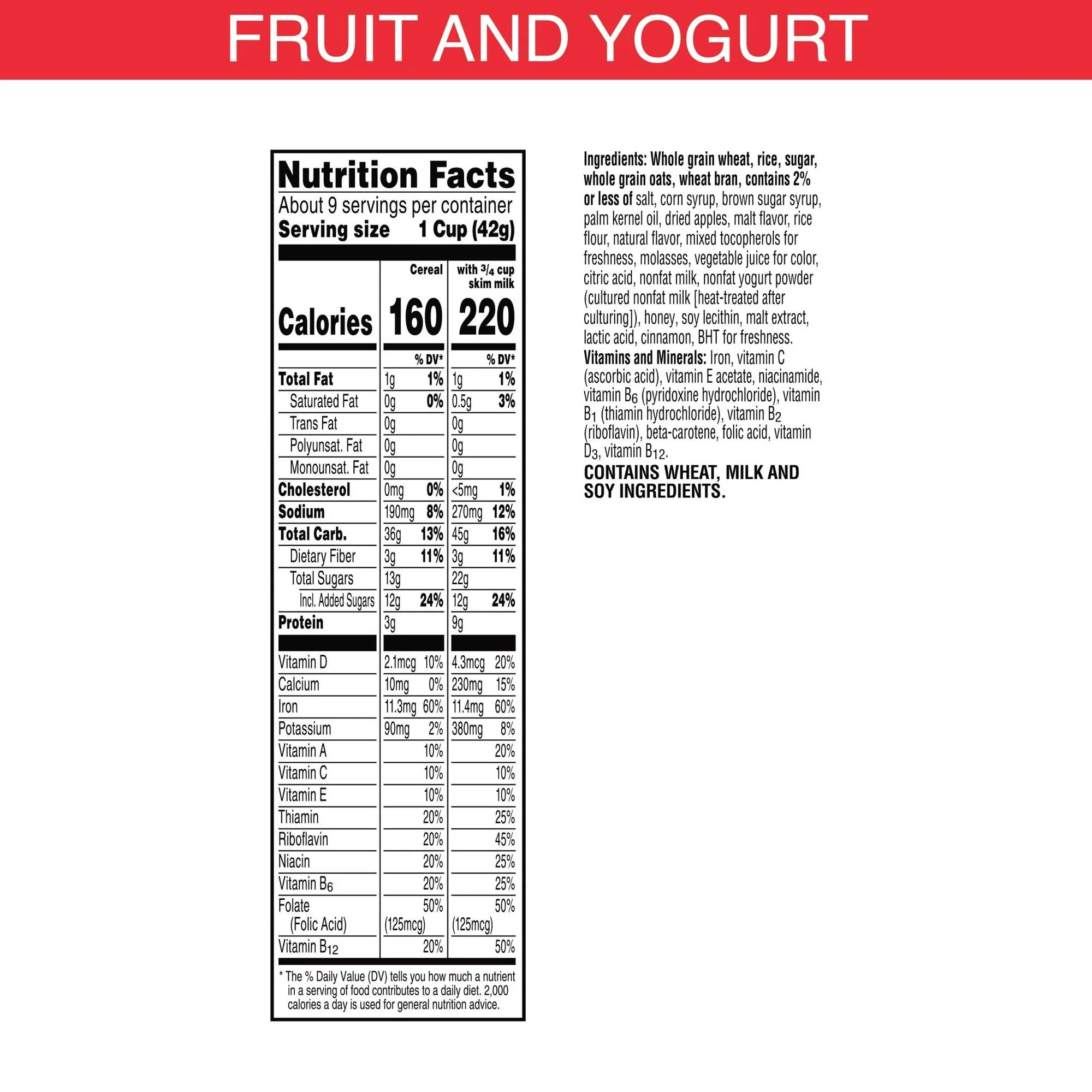 Kellogg's Special K Fruit & Yogurt Cereal