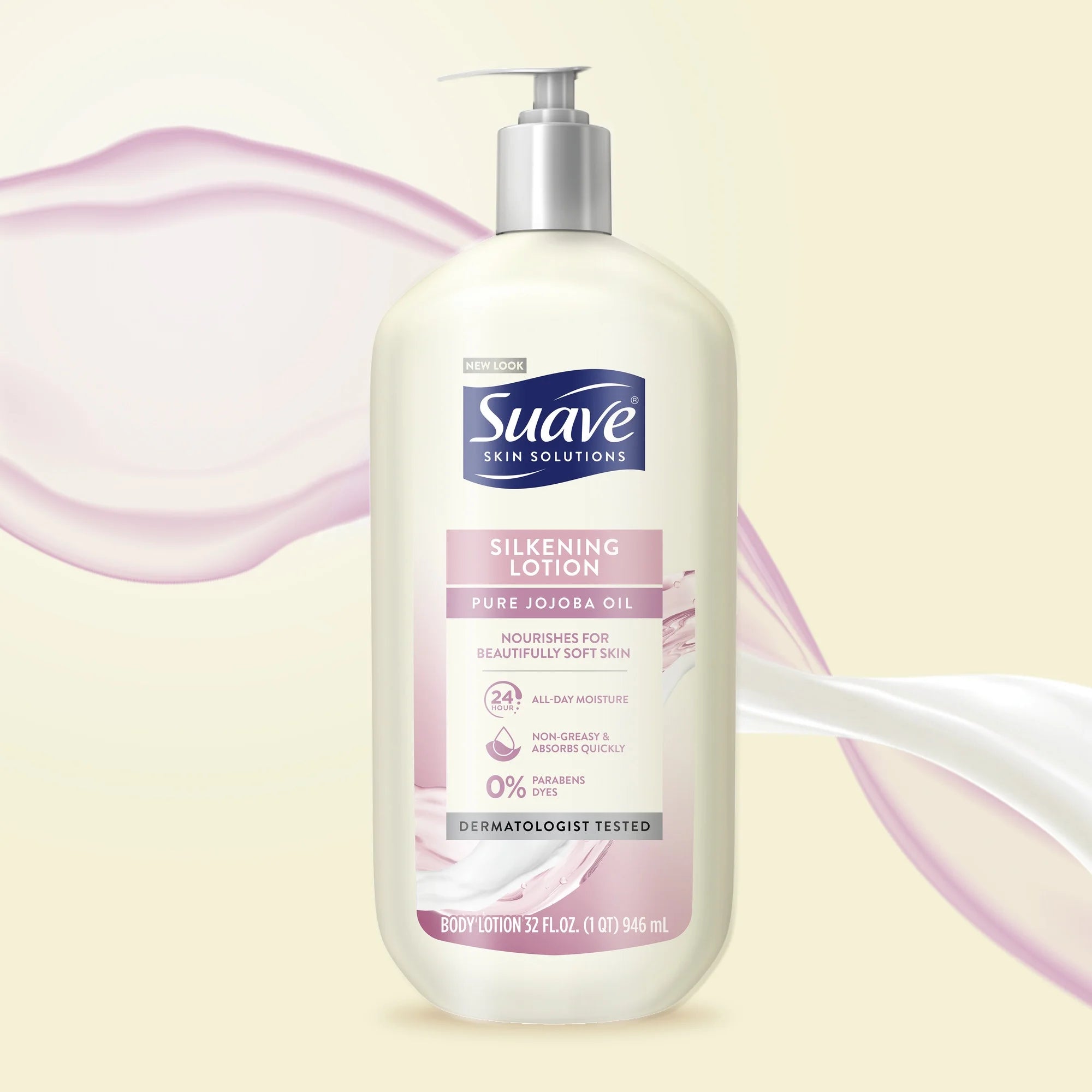 Suave Silkening Body Lotion- 32 oz