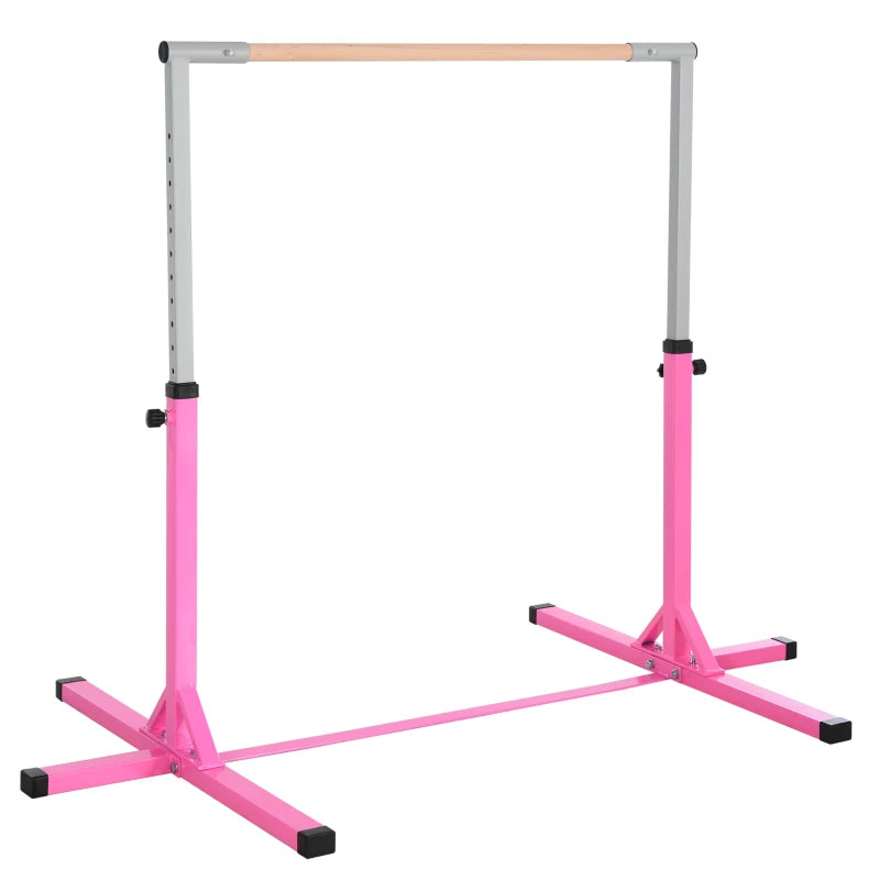 Kids' Adjustable Gymnastics Kip Bar,Pink