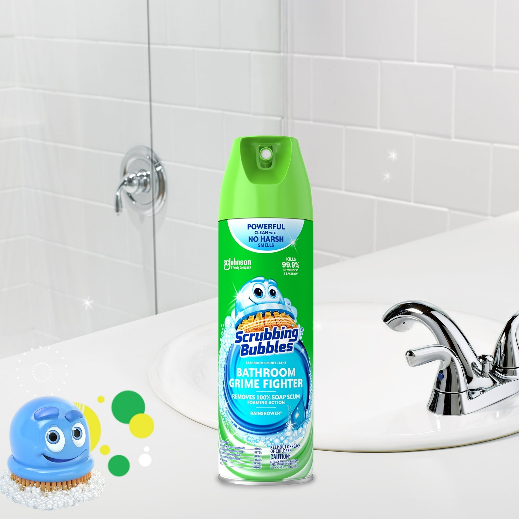 Scrubbing Bubbles Hard Surface Cleaner Rainshower