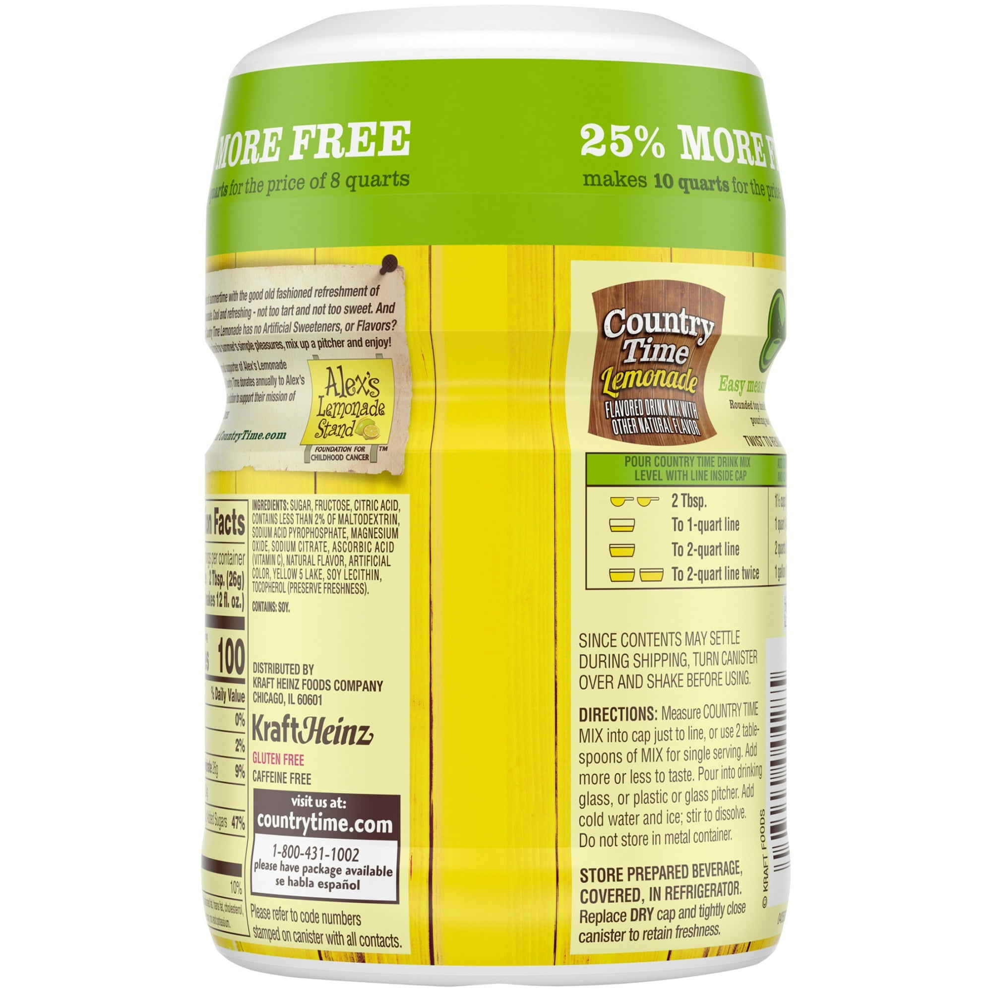 Country Time Lemonade Powder Refreshing & Easy, 23.9 oz