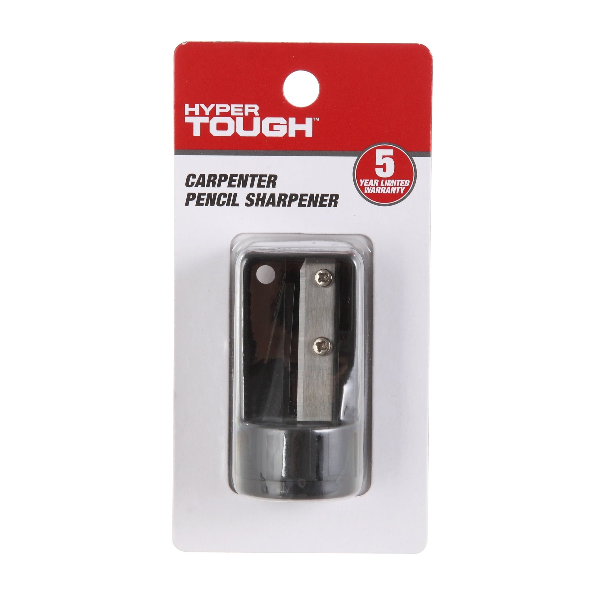 Hyper Tough Black Carpenter Pencil Sharpener