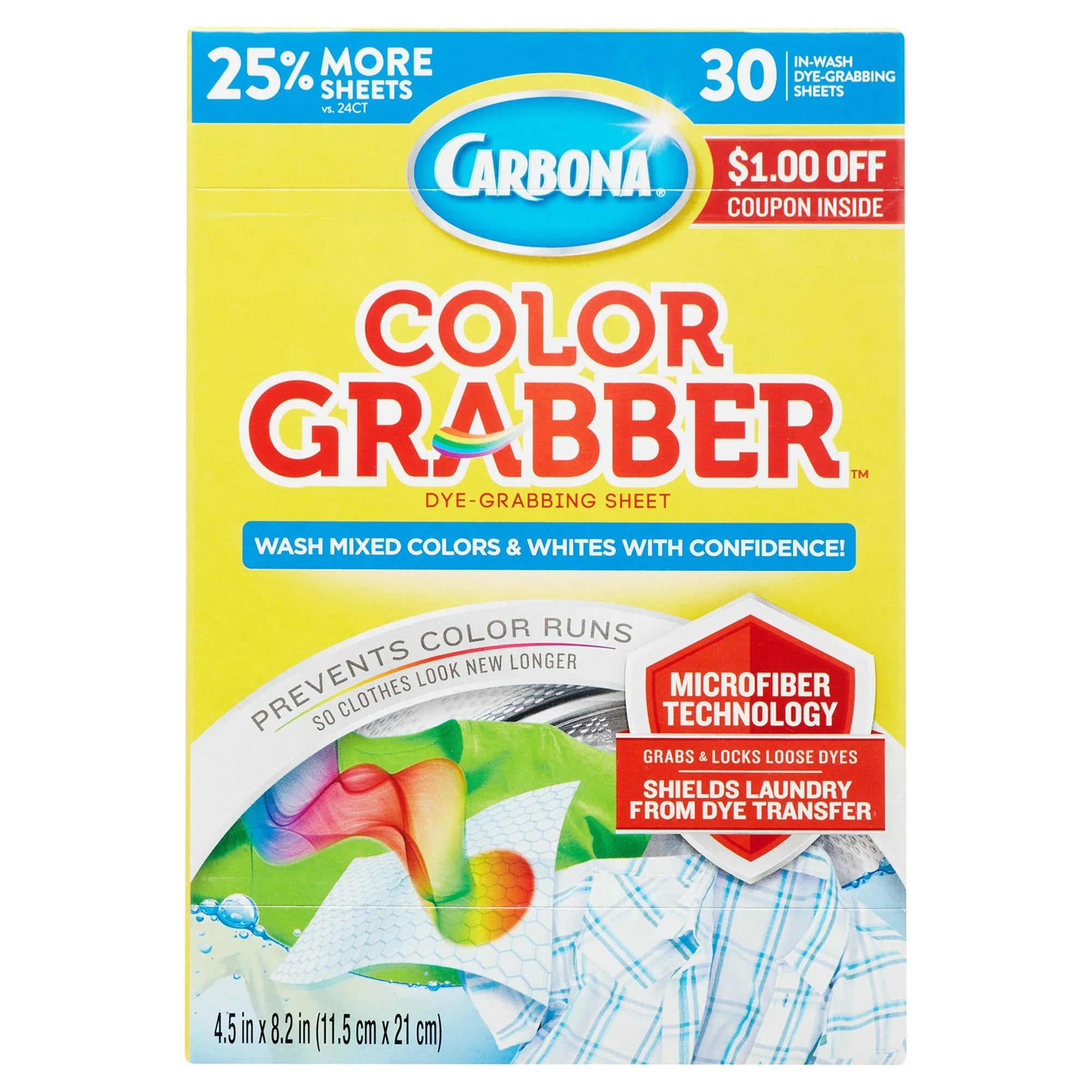 Carbona Color Grabber with Microfiber Sheets