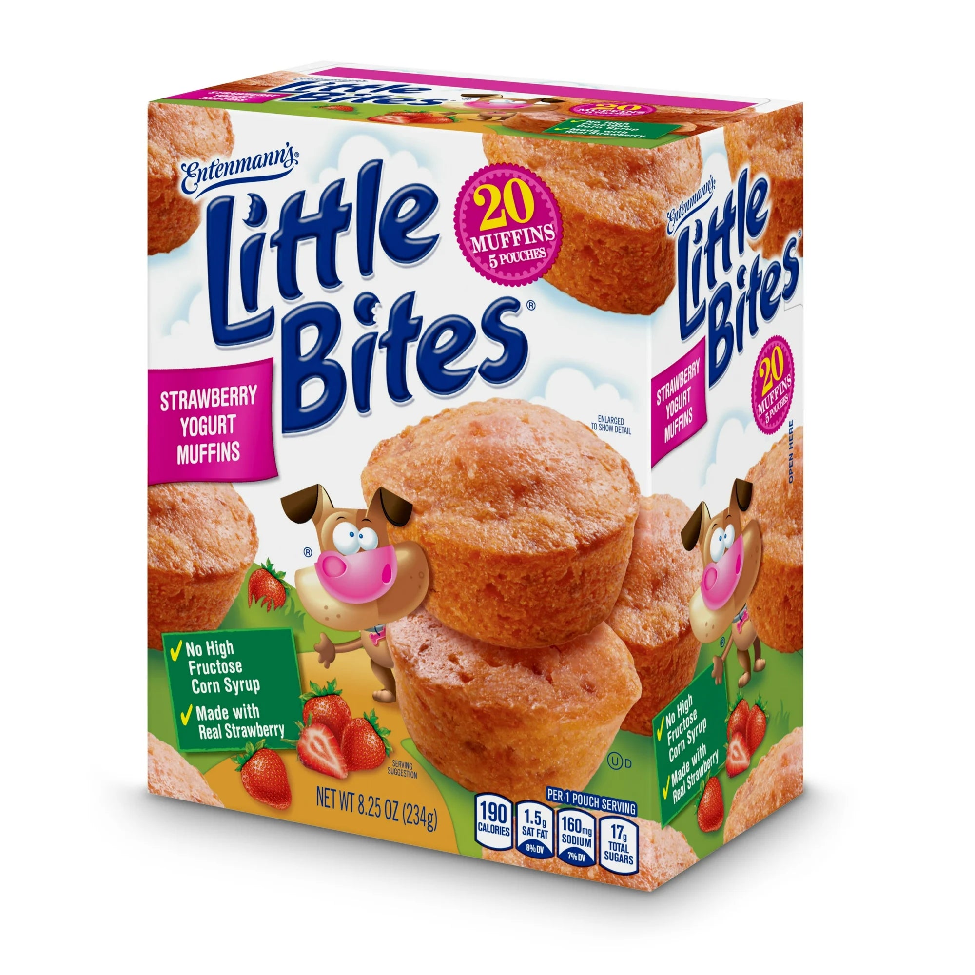 Little Bites Strawberry Yogurt Muffins