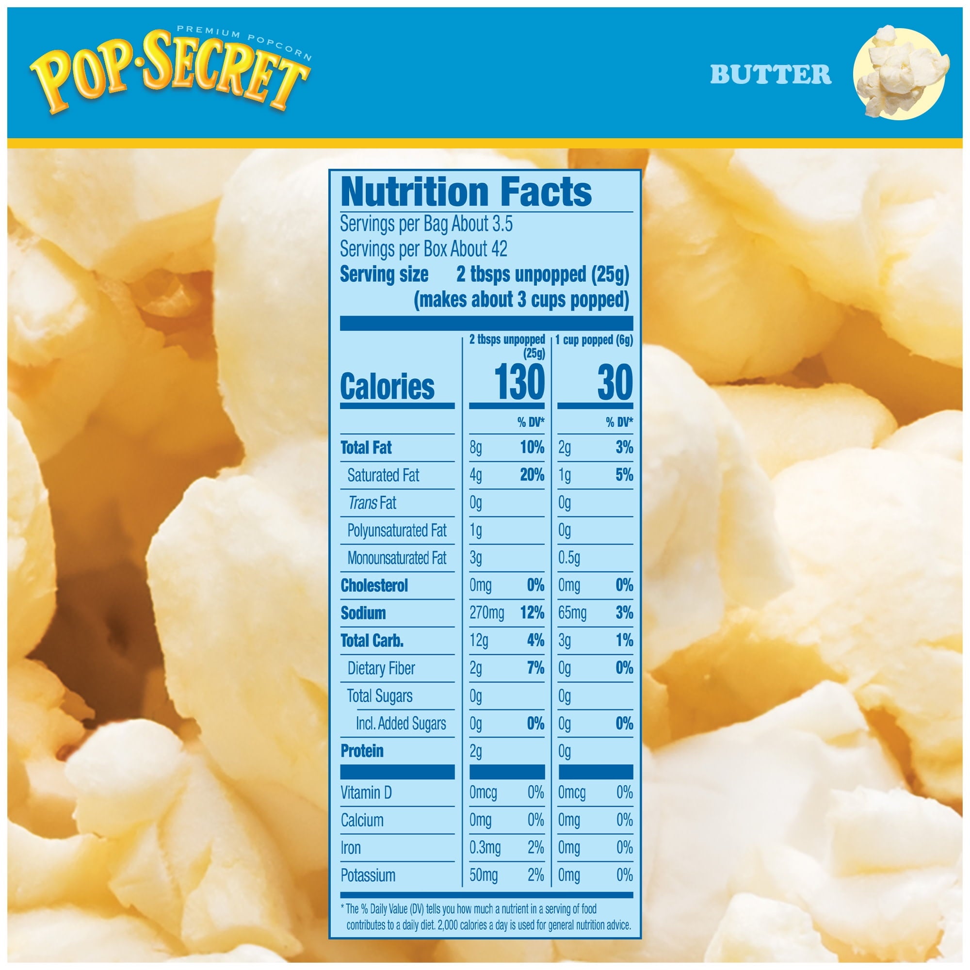  Pop Secret Butter Microwave Popcorn - 12 Ct 