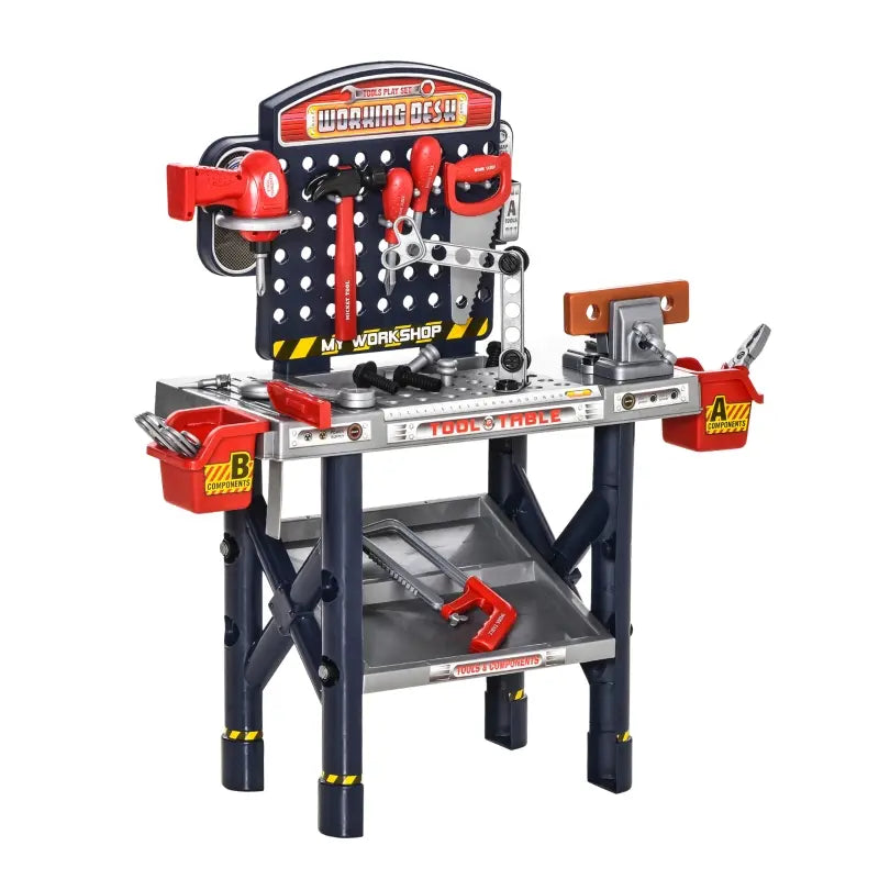 55 piece Kids Workbench & Tool Kit