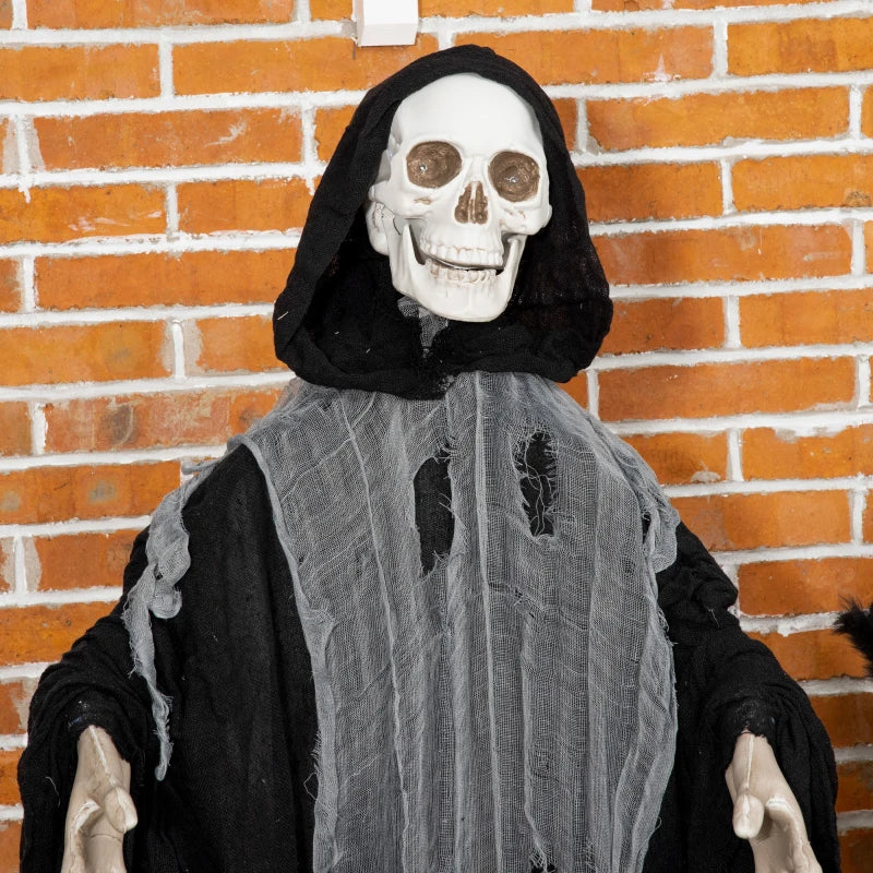 Outsunny 60" Animated Grim Reaper Halloween Decoration