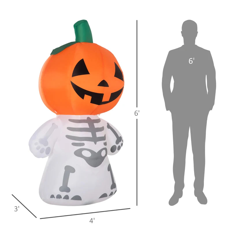 Halloween Skeleton Ghost Inflatable