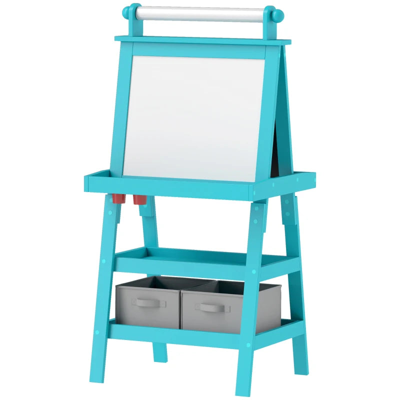 Double Sided Easel for Kids , blue