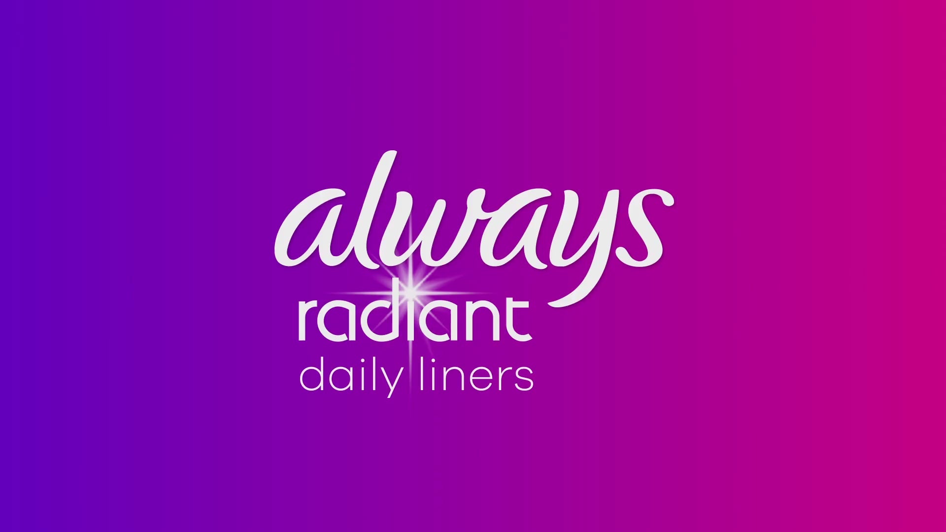 Always Radiant Daily Liners Light Absorbency