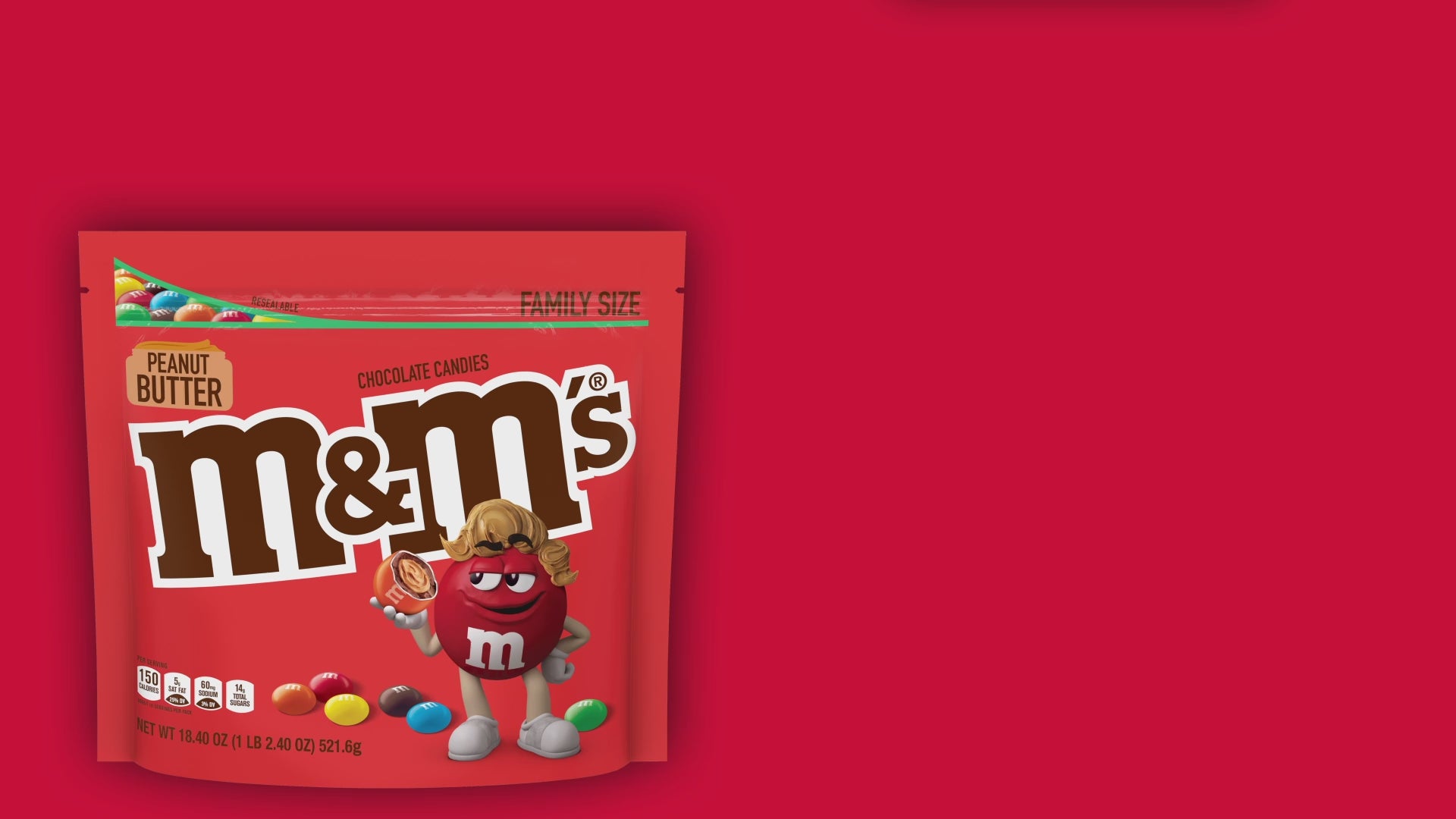 M&M's Peanut Butter Milk Chocolate Candy 