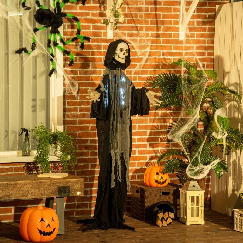 Outsunny 60" Animated Grim Reaper Halloween Decoration