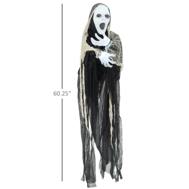 Outsunny 60" Outdoor Halloween  Hanging Ghost