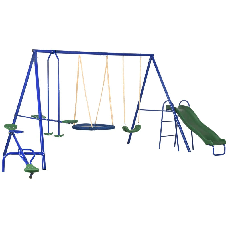 Heavy-Duty Swing Set with 5 Activities