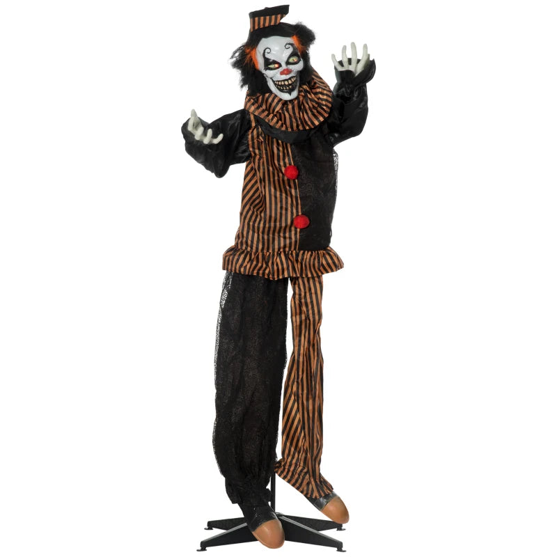 Outsunny 67" Talking Clown Halloween Decoration