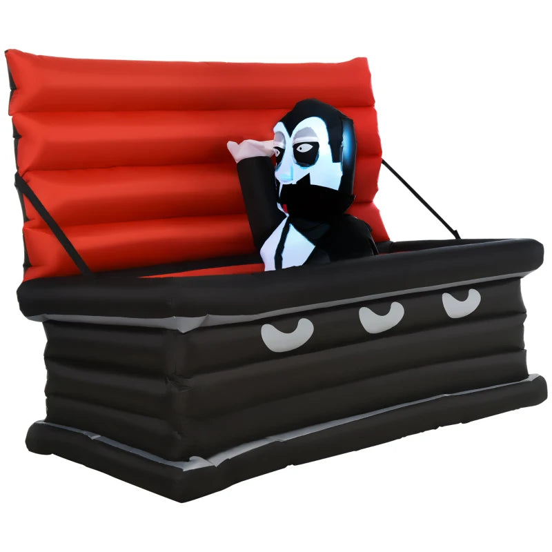 Halloween Vampire & Coffin Inflatable